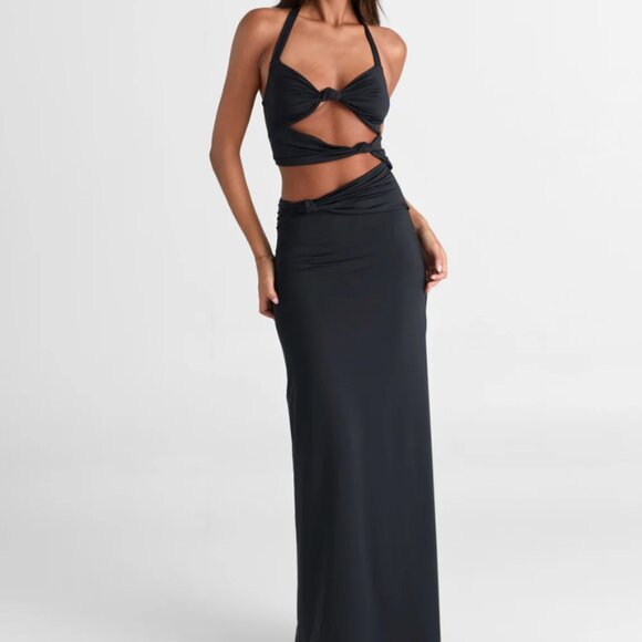 NWOT Sasha Therese Oralia Dress Black Size Small - Picture 1 of 2